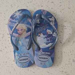 Havaianas Blue Frozen Flip Flops Sandals